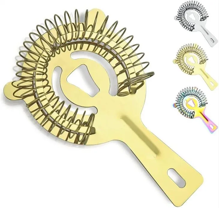 ที่กรองค็อกเทลสแตนเลสสีทอง