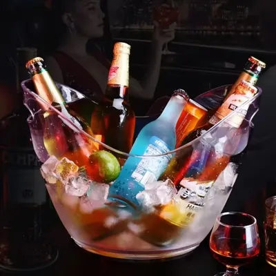 ถังใส่น้ำแข็งพลาสติกสามารถใส่ขวดได้กี่ขวด?